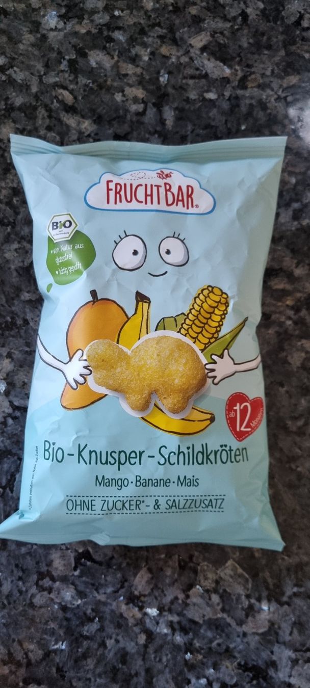 Cibi & Specialità: Fruchtbar Bio-Knusper-Schildkröten Mango-Banane-Mais – Nuovo (secondo la descrizione) da egliswil venduto da Maggy6