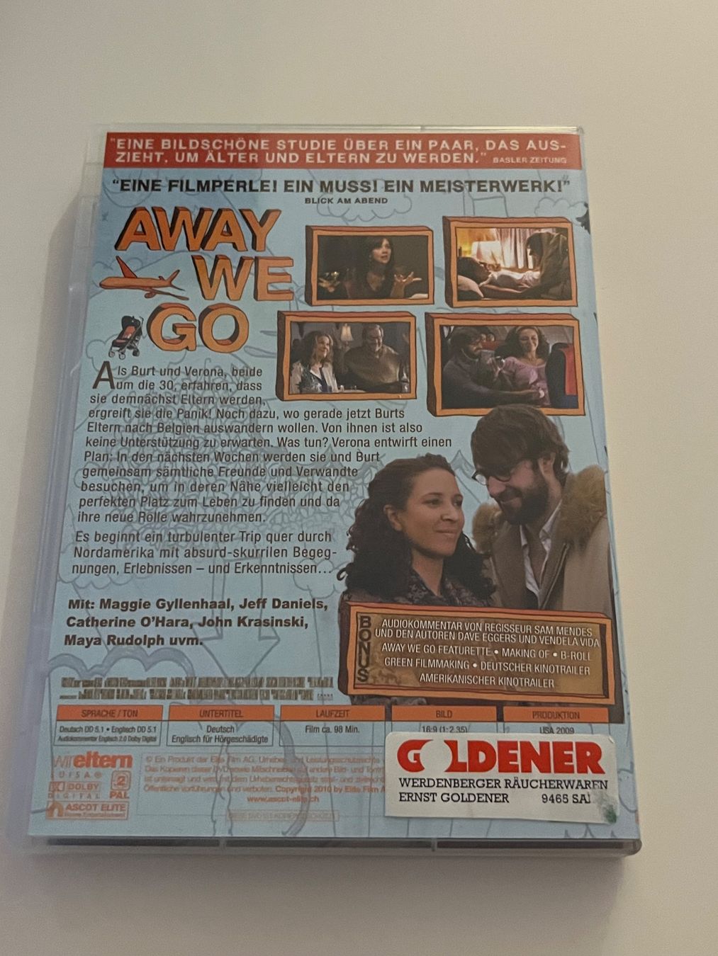 Tutti i DVDs: DVD Away We Go – Nuovo (secondo la descrizione) da Altstätten SG venduto da sheamus 1