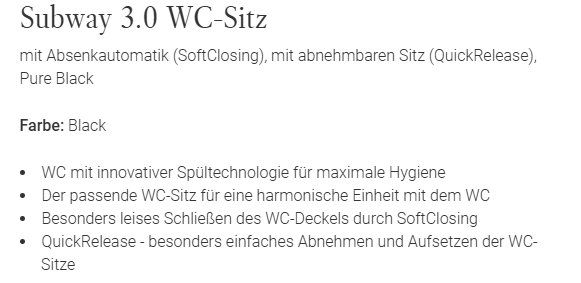 Villeroy & Boch WC: 004 Villeroy & Boch Subway 3.0 WC-Sitz SoftClosing – Nuovo e nell'imballaggio originale da Derendingen venduto da Meisterstuecke 4