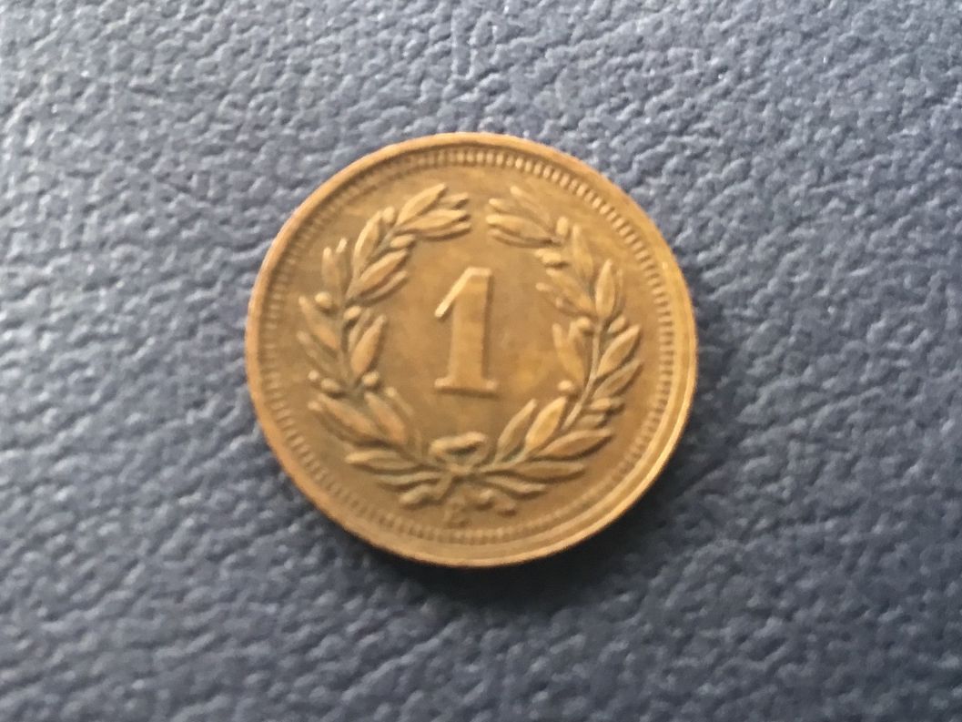 Tutti le monete: 1 Rappen 1933 VZ – Usato da St. Margrethen SG venduto da alfapeugeot10 2