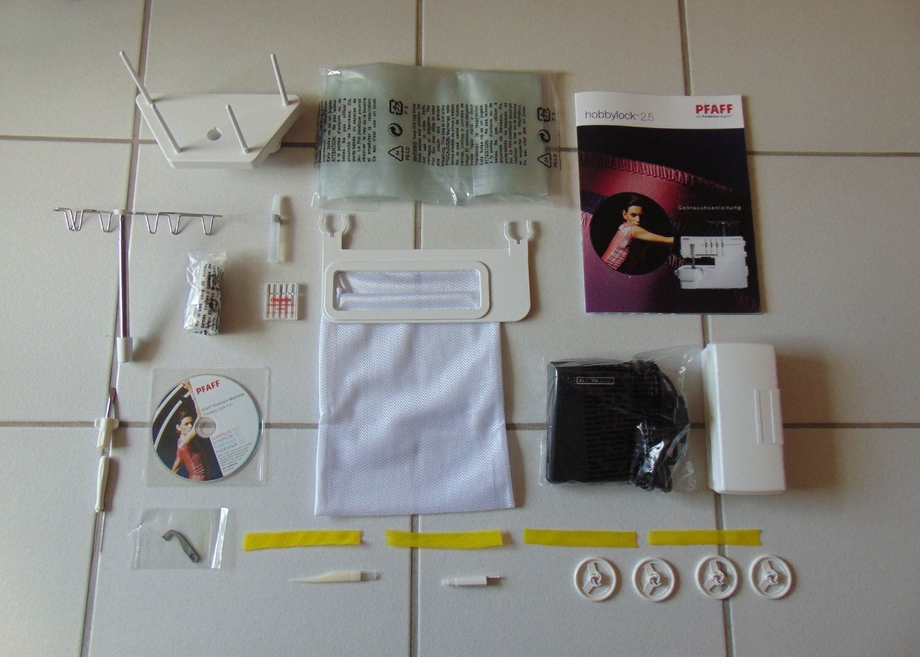 Pfaff Nähmaschinen: Overlock Nähmaschine PFAFF hobbylock 2.5, Gratis-Versand. – Neu und originalverpackt aus Olten von Pat31 3