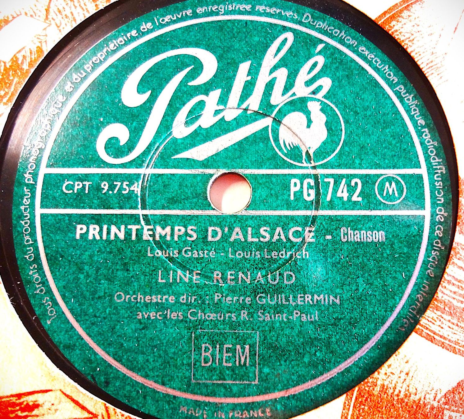 Dischi in vinile: 35 Schellackplatten französische Chanson, div. Interpreten – Usato da Hemishofen venduto da Phonomandy 6