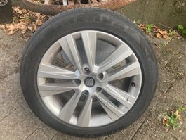 1 Alu-Komplettrad 205/55 ZR17 zu SEAT Leon 