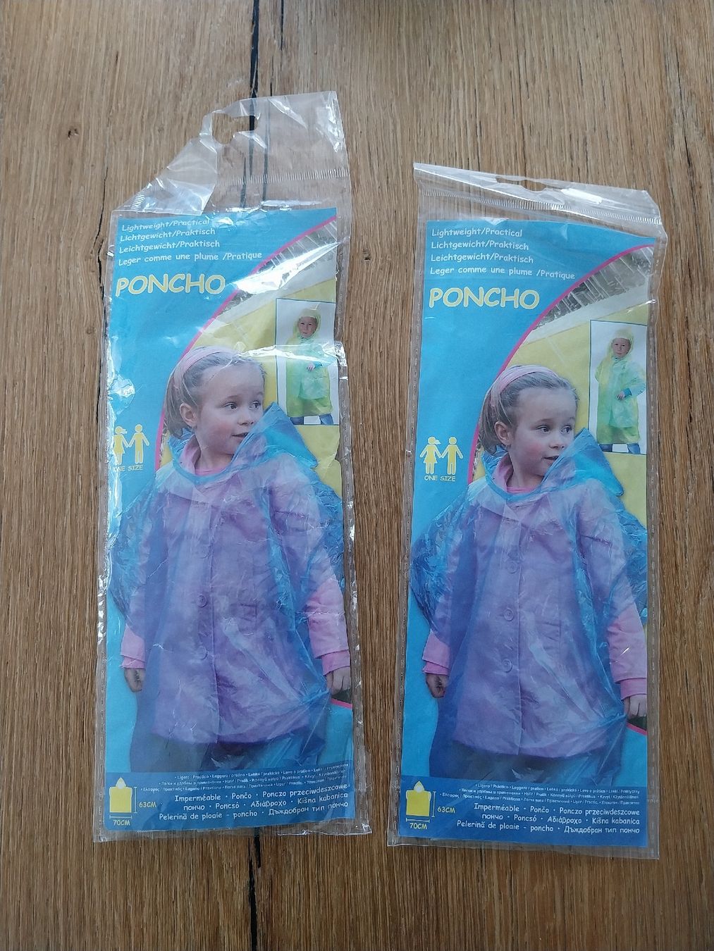 Giacche & Cappotti: Regenponcho für Kinder farblos – Nuovo e nell'imballaggio originale da Pfungen venduto da Paff77