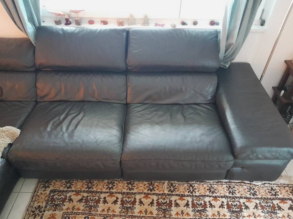 Divani: Grosses Leder-Ecksofa Schwarz (285x230 cm) – Usato da Grellingen venduto da pel_vf8z 3