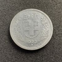 5 Franken Silber 1923 - Alphirte