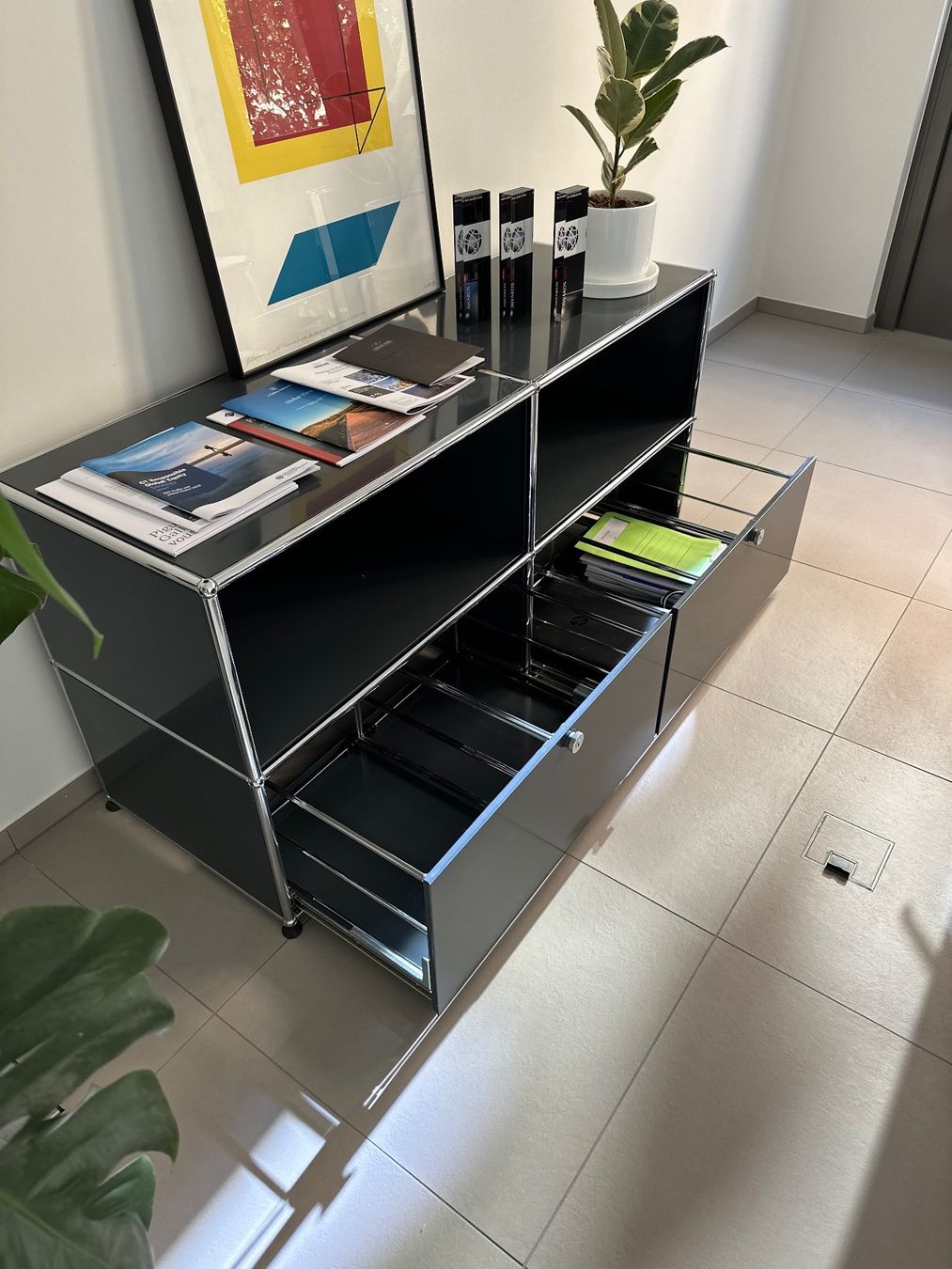 USM Scaffali: USM Haller  Regal 7016 Anthrazit – Usato da Opfikon venduto da lula21 2