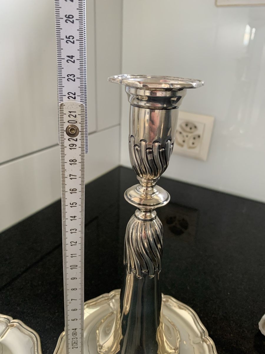 Portacandele: Kerzenständer 800 Silber – Usato da Zollikofen venduto da ausmisten_at_home 5