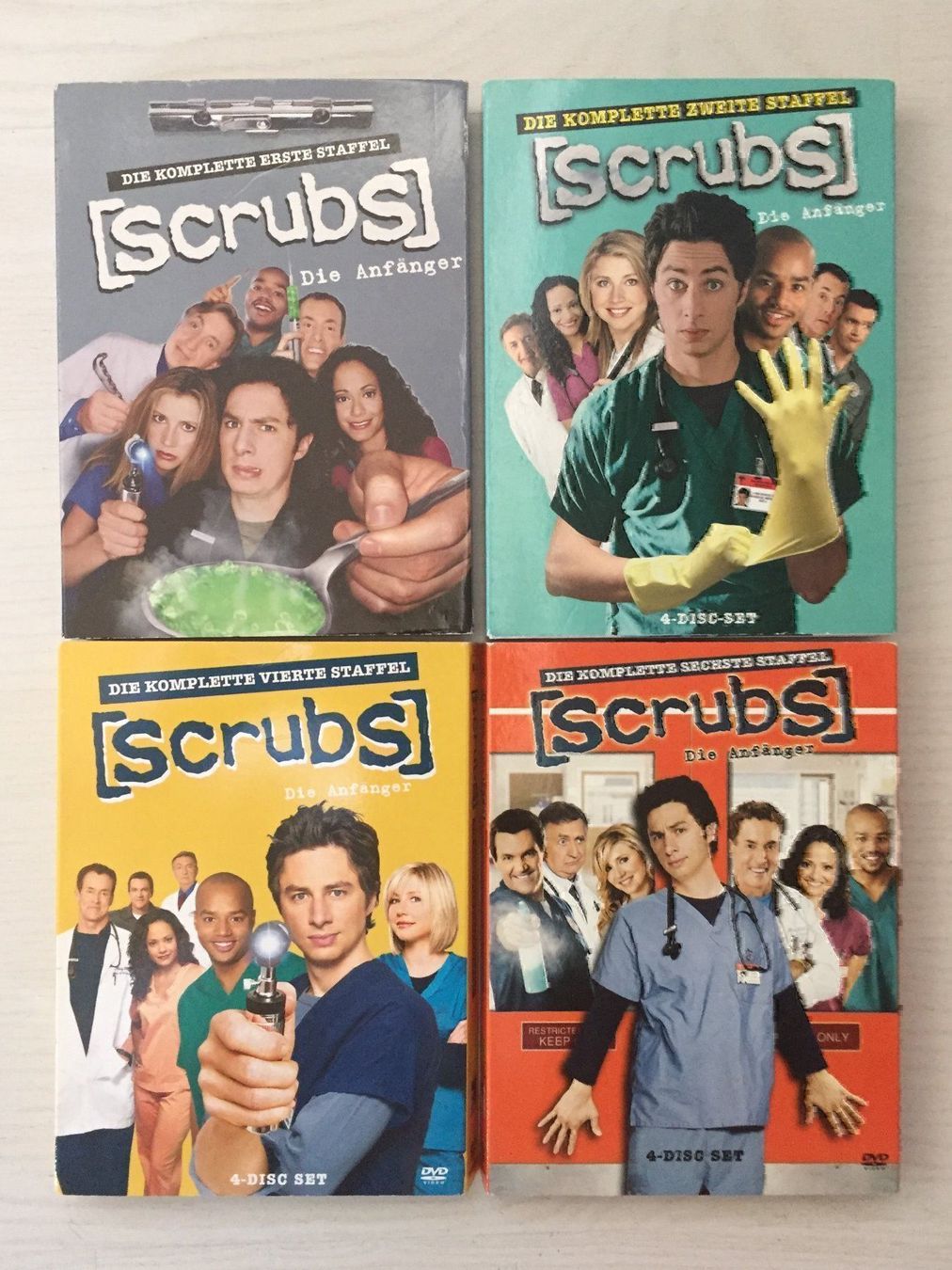 Alle DVDs: Srubs - Staffeln 1, 2, 4 und 6 – Gebraucht aus Volketswil von zwitsch33