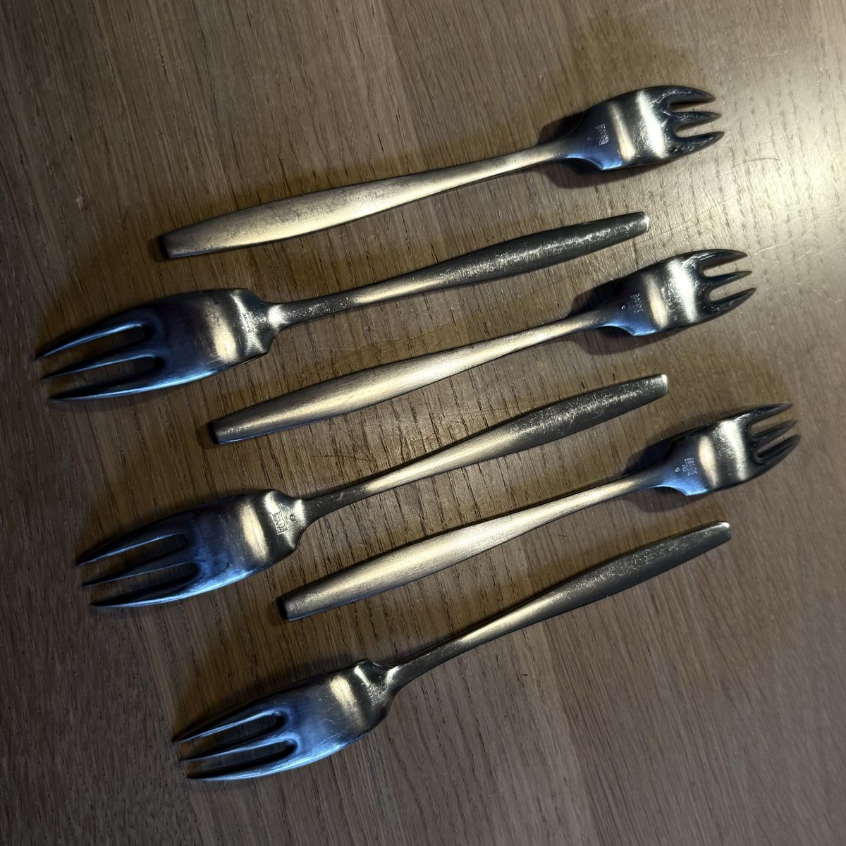 Forchette: 6 Dessertgabeln, Variations V•Jens Quistgaard•Dansk Designs – Usato da Winterthur venduto da gutDingmint 7