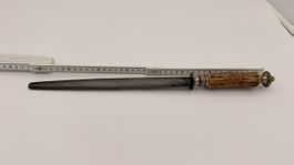 Schleifstahl Hirschhorn Griff 
