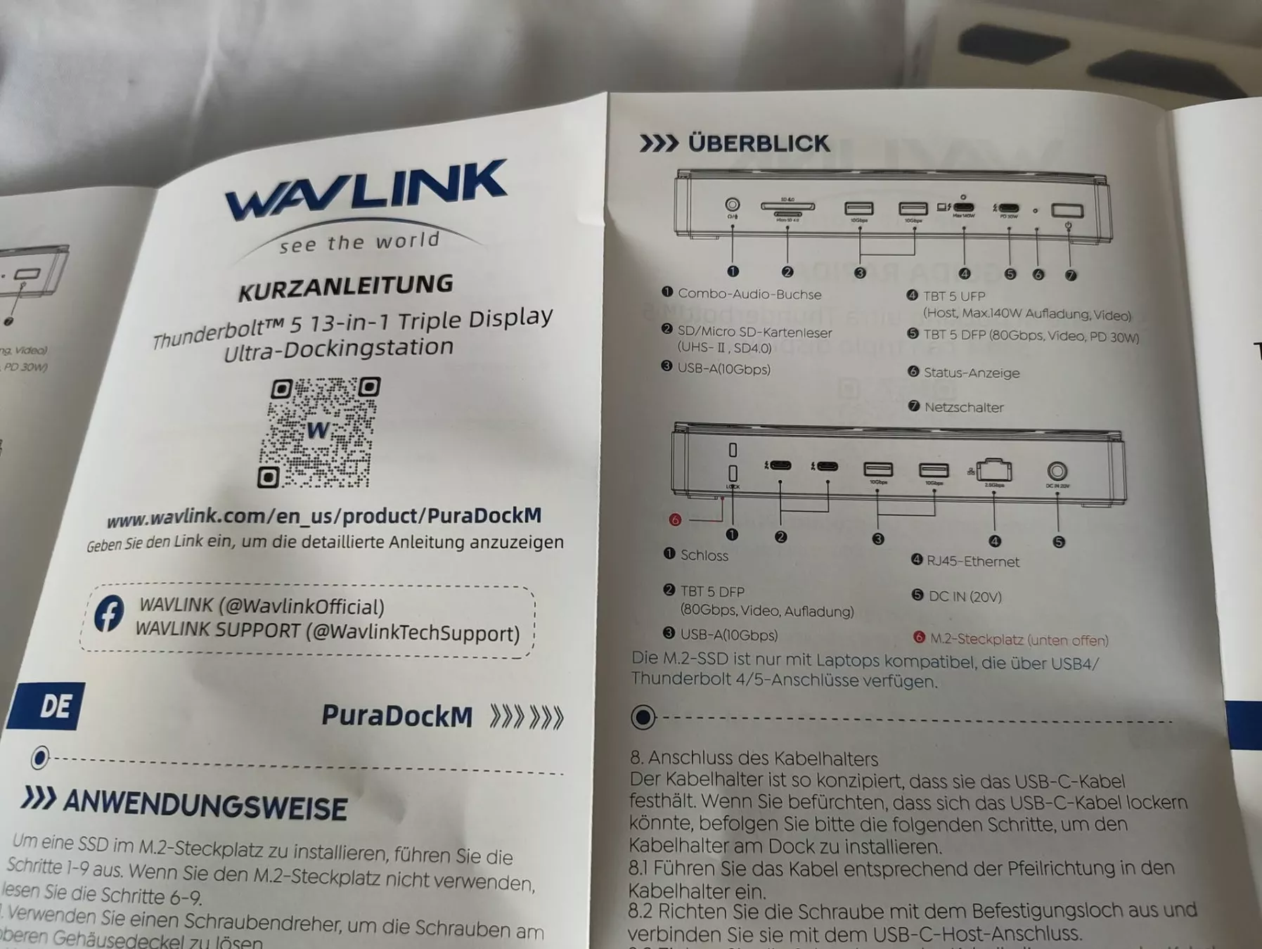 Docking station: WAVLINK Thunderbolt 5 Dockingstation – Nuovo e nell'imballaggio originale da St.Gallen venduto da becks0815 4