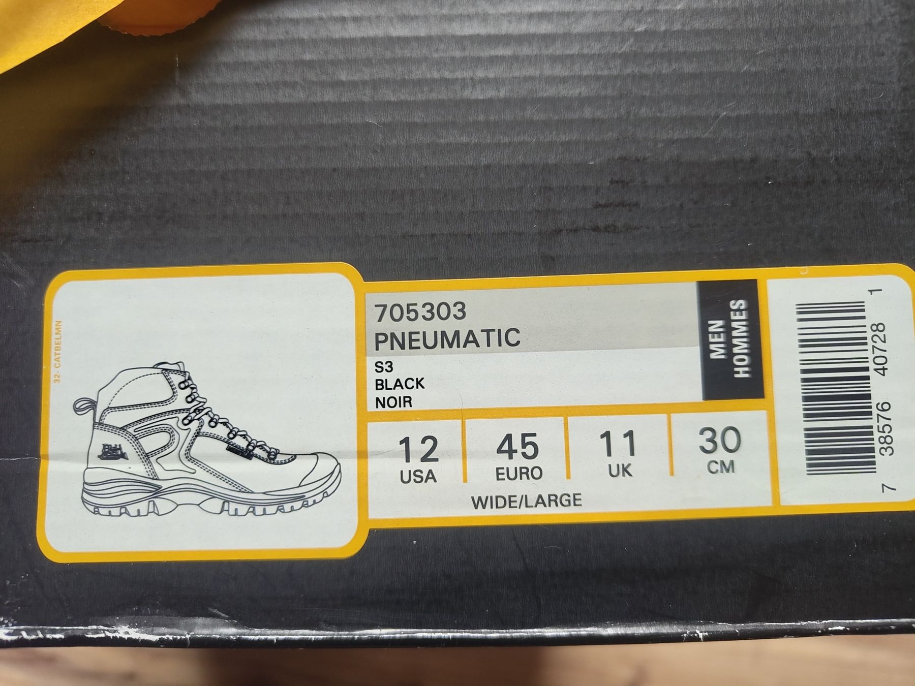 Scarpe da uomo: CAT Arbeitsschuhe Pneumatic S3 Gr. 45 - Neu – Nuovo e nell'imballaggio originale da Attiswil venduto da JP1291 4