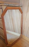 Holzrahmen Spiegel achteckig 65 x 45