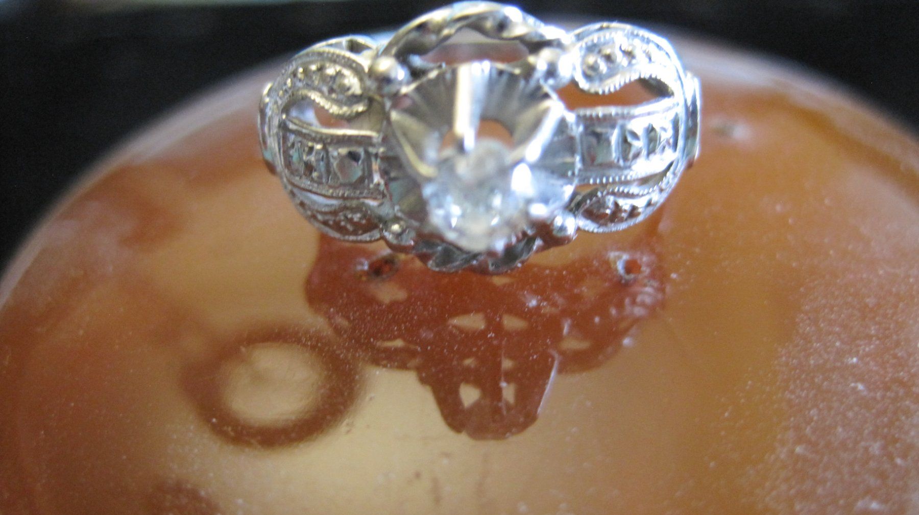 Ringe: Ring Art Deco- Brillant - 18 ct – Gebraucht aus Bischofszell von Joachim-115 5