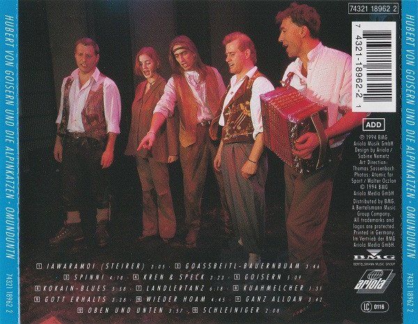 CD: CD Hubert von Goisern - Omunduntn – Usato da Möriken AG venduto da mineralia 1