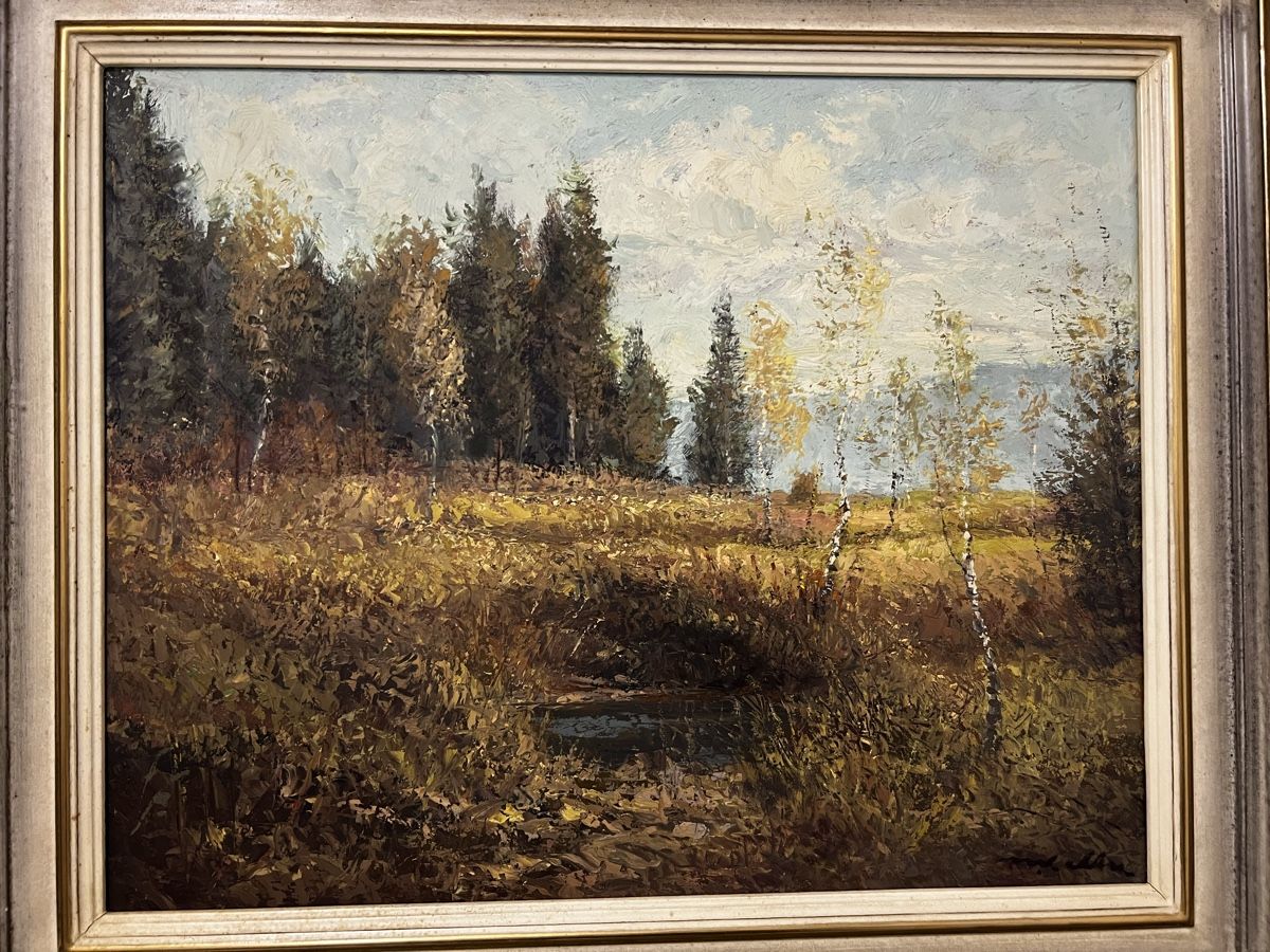 Dipinti: Max Keller Ölgemälde Landschaft. datum 73 – Usato da Hombrechtikon venduto da vespa1954 1