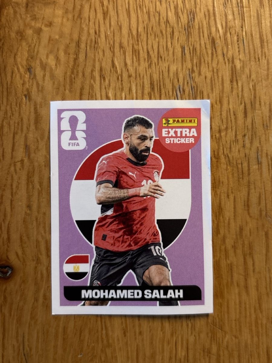 Panini Carte collezionabili: WM 2026 Panini Extra Sticker Salah – Nuovo (secondo la descrizione) da Therwil venduto da cyril.jaeger
