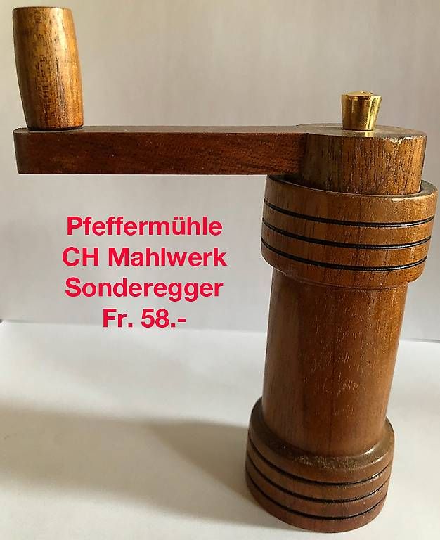 Geschirrsets: Menage-Set Mahagoniholz spezial – Gebraucht aus Uzwil von Kurtaltherr 1
