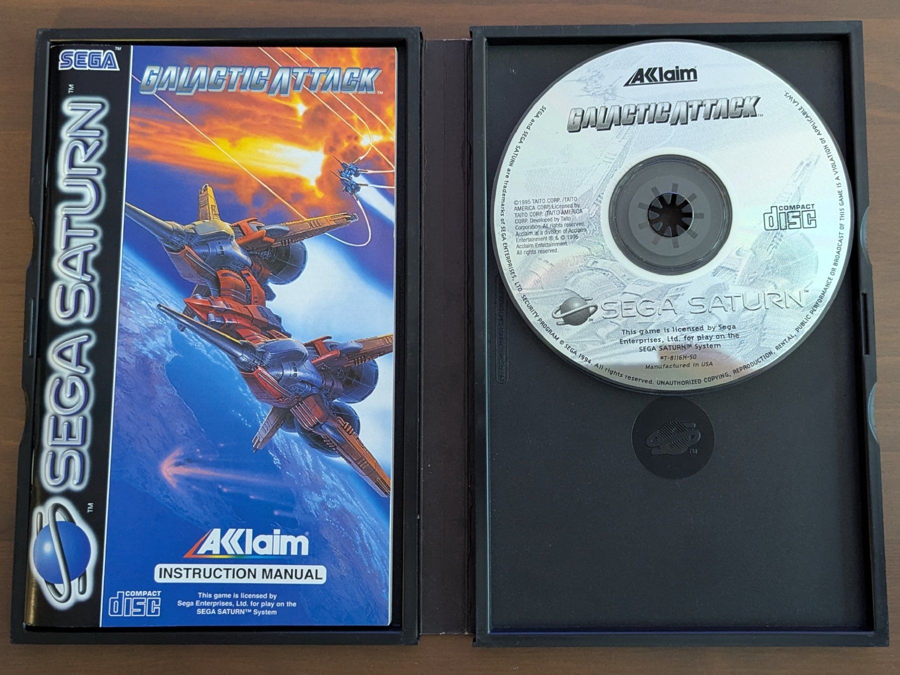 Sega Giochi: Galactic Attack ** Sega Saturn ** Komplett – Usato da Zürich venduto da Pordox 2