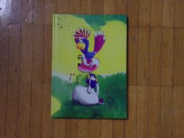 Diddl Notiz Buch Seite Kariert    Diddl mit Vogel