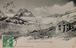 TRIFTHÔTEL mit Gletscher und Wellengruppe - 1910