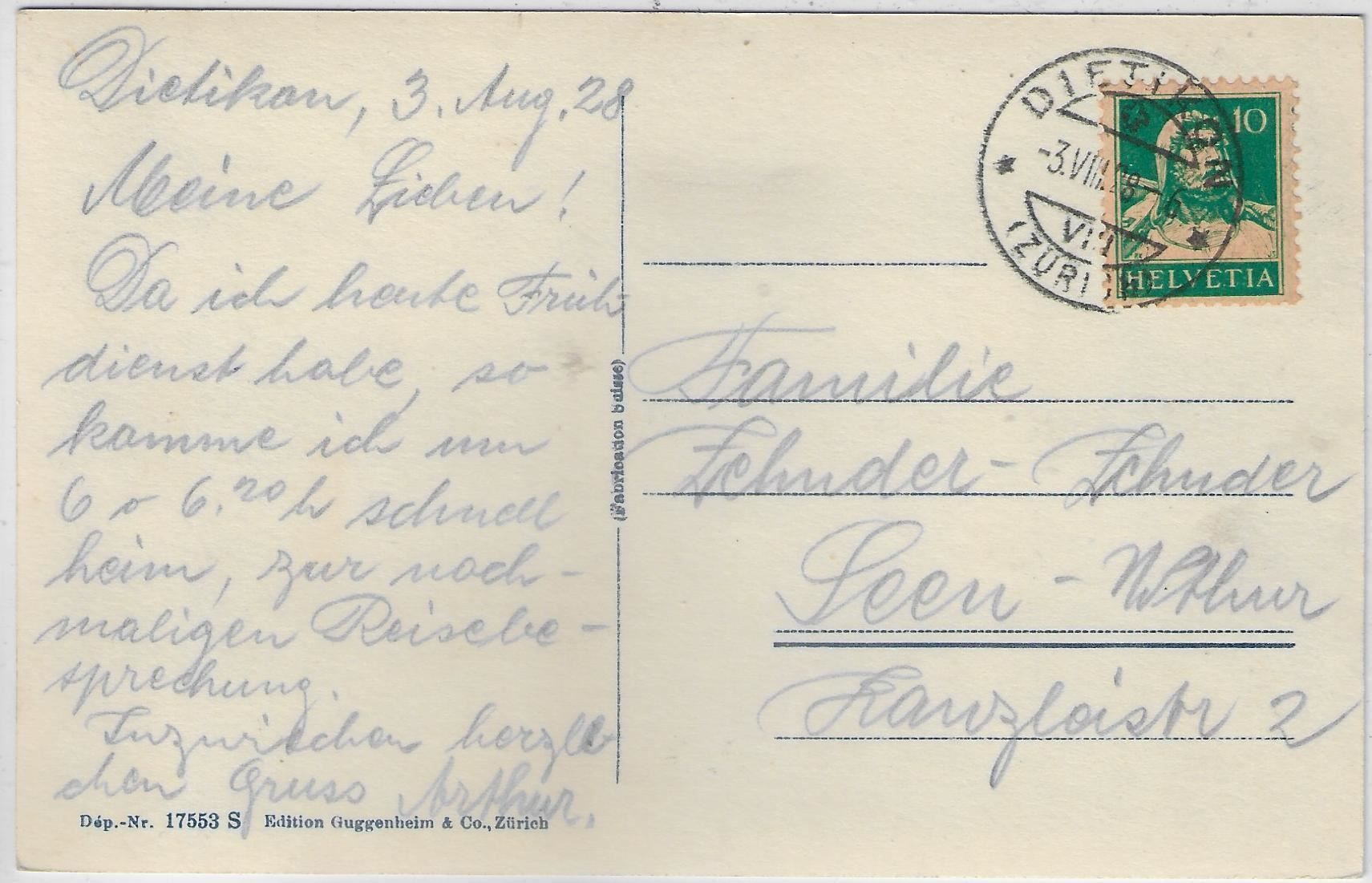 Cartes postales: Aarau -Postgebäude, Brunnen – D'occasion à Ettingen par Kartenplanet 1