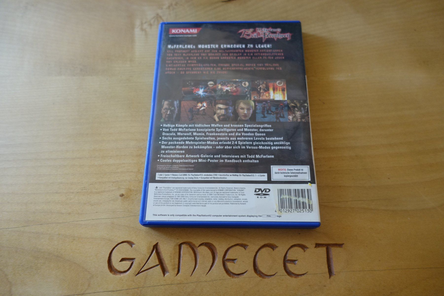 Sony Jeux: McFarlane's Evil Prophecy – D'occasion à Steinach par Gamecet 2