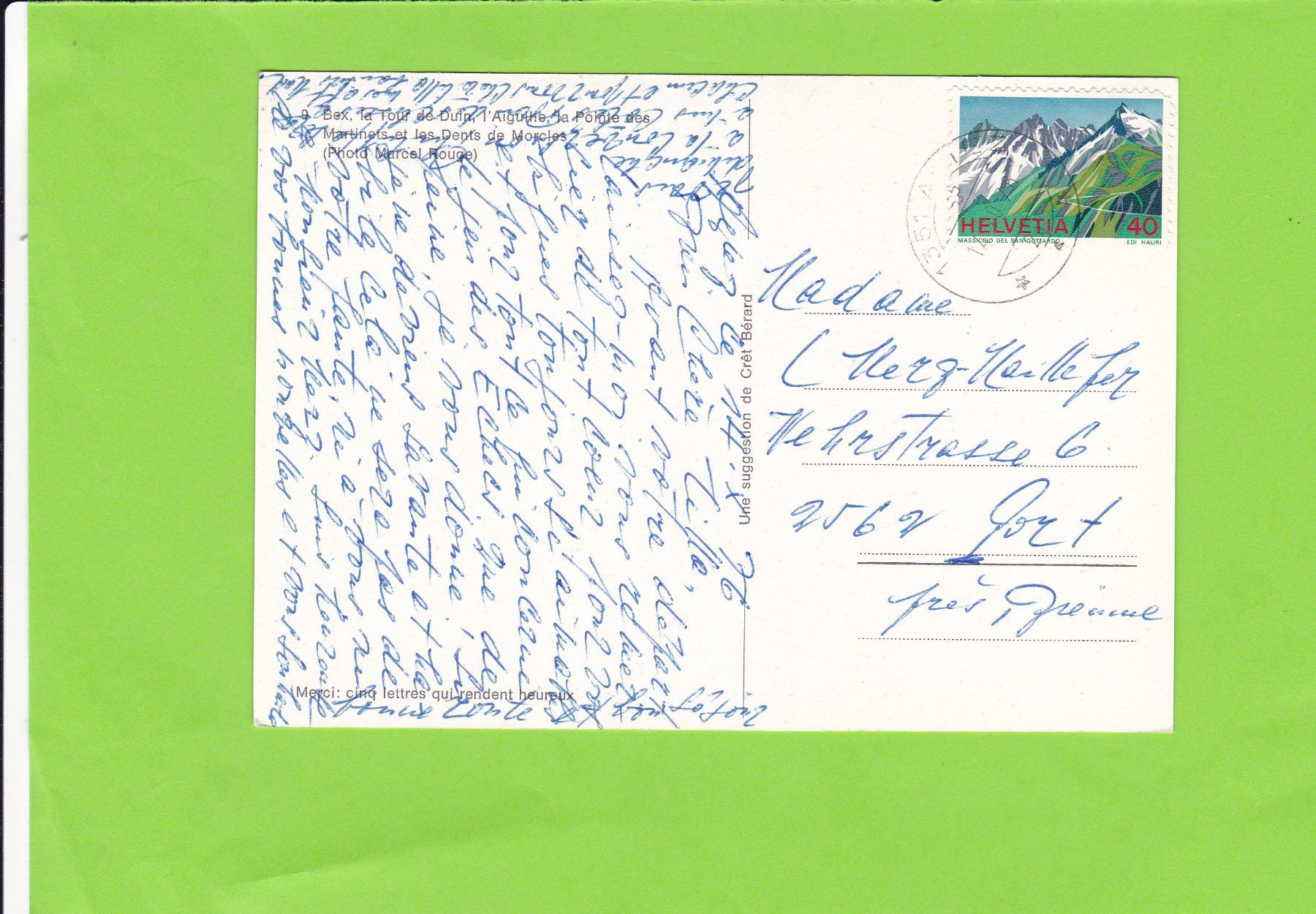 Cartoline postali: Bex – Usato da St. Peterzell venduto da neckertal 1