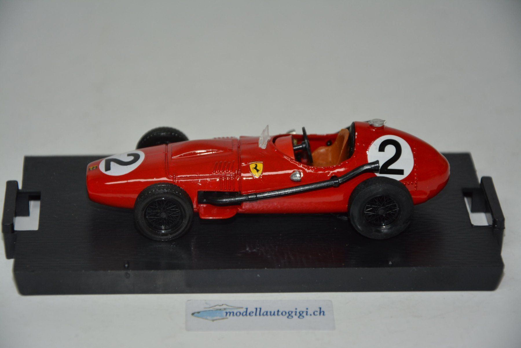 Ferrari Modellini d'auto: Ferrari D246 G.P.  GB 1958 , Brumm ,1:43 – Nuovo e nell'imballaggio originale da Goldach venduto da Feivel9 1