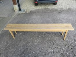 antike Biedermeier-Tannenbank 200cm
