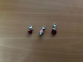 Swarovski Anhänger Set Cupcake Herz Apfel neu guter Zustand