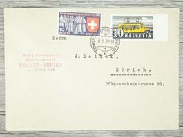 TR13 Enveloppe + Timbre Suisse 1939