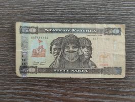 Eritrea 50 Nakfa 2015 !!!!!!!