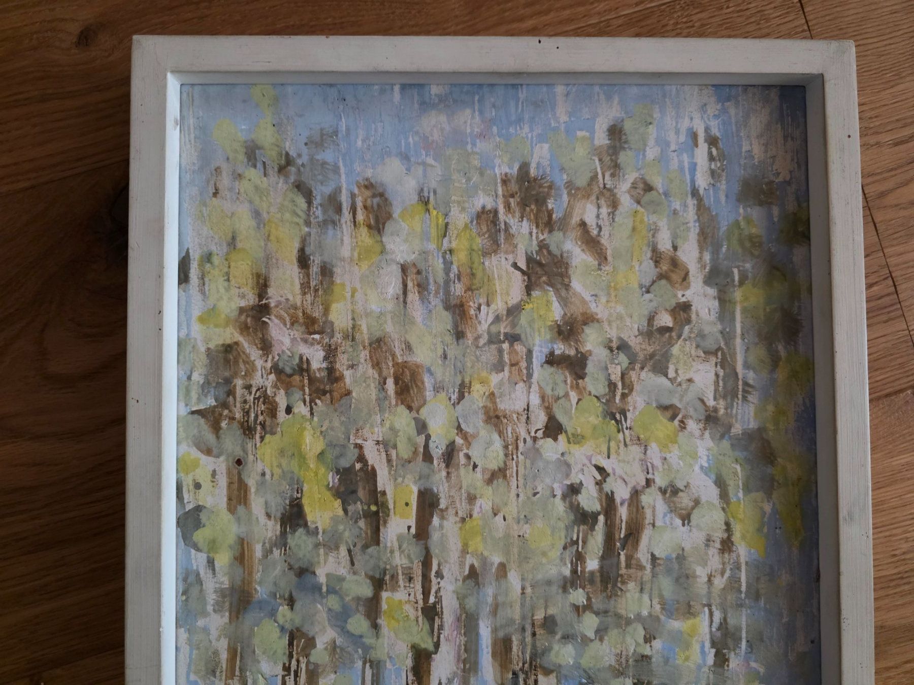 Dipinti: Bild Gemälde Nicolas Jaques 1968 Foret au Printemps – Usato da Walterswil BE venduto da Lonitti 3