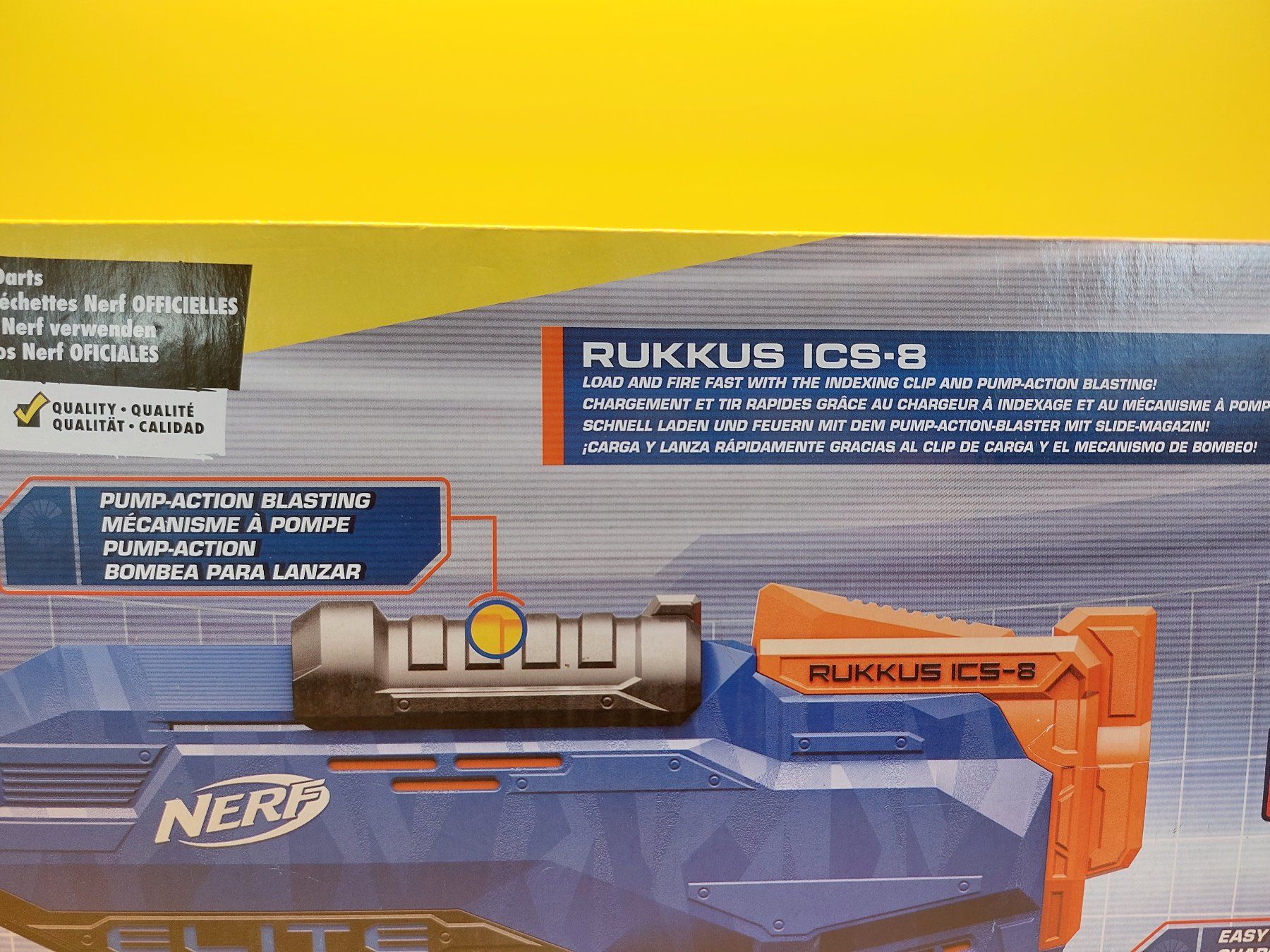 Nerf Giocattoli: Nerf Rukkus ICS-8 NEU – Nuovo e nell'imballaggio originale da St.Gallen venduto da TinasBauundSpiel 2