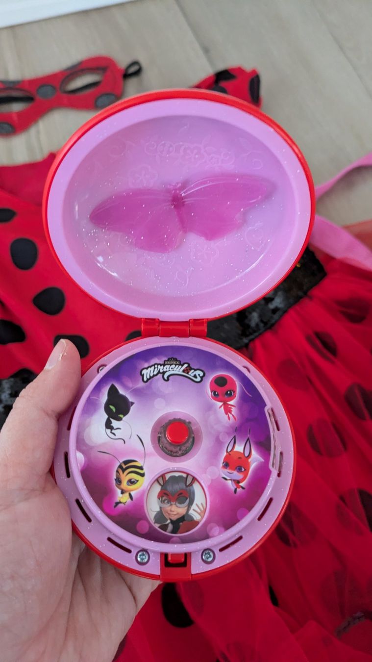 Vestiti & Gonne: Ladybug Set - Marienkäferkleid &  Ladybug Jo-Jo Kommunikator – Usato da Staufen venduto da Fleby84 1