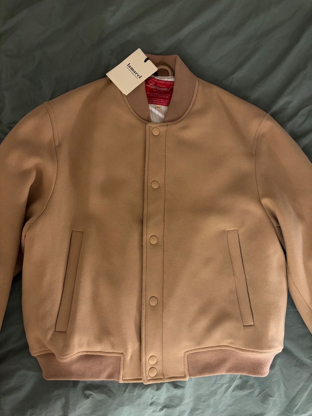 Lamarel Giacche: Lamarel Neu WOOL-BLENDED BOMBER JACKET – Nuovo (secondo la descrizione) da Zürich venduto da lor_x6yf