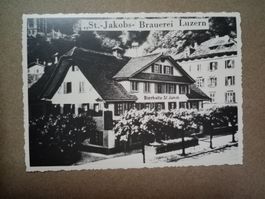 Ak Repro Luzern Brauerei St.Jakob
