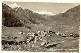 ANDERMATT mit Furka-Oberalp-Bahn