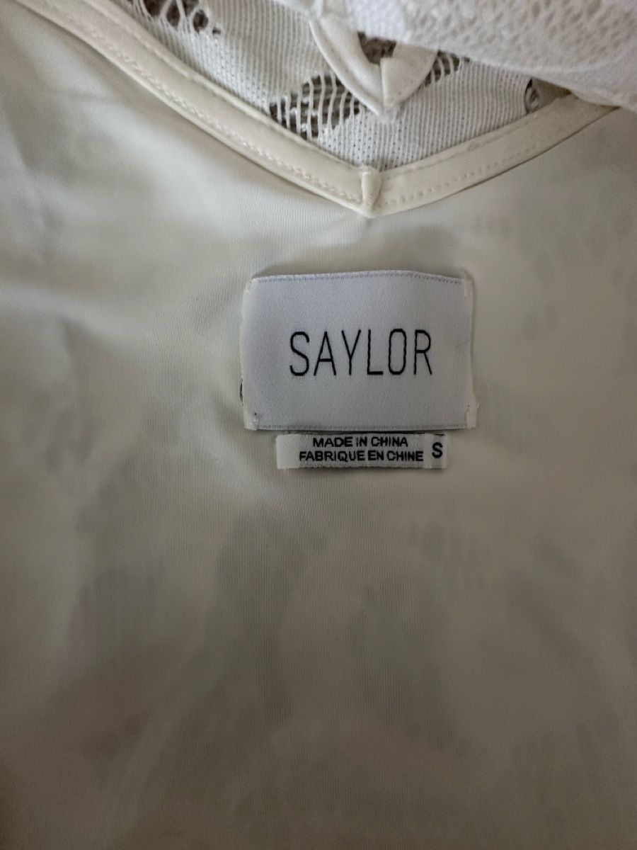 Blusen: SAYLOR Spitzenbluse, weiss, Gr. S – Gebraucht aus Jonen von dibbern 6