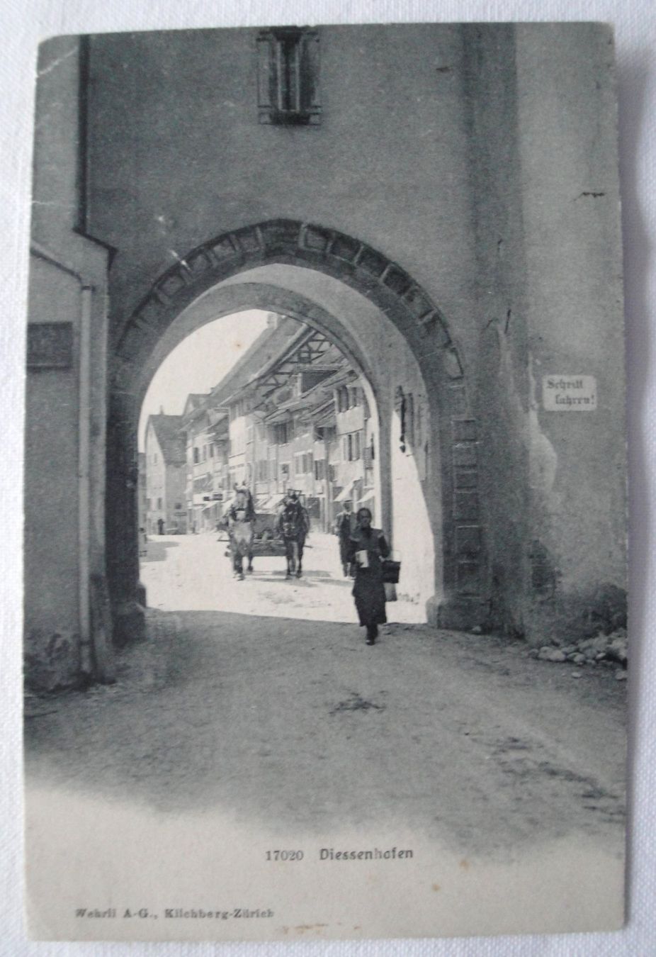 Cartoline postali: 5 schöne Ansichtskarten von Diessenhofen – Usato da Schaffhausen venduto da Hottschili