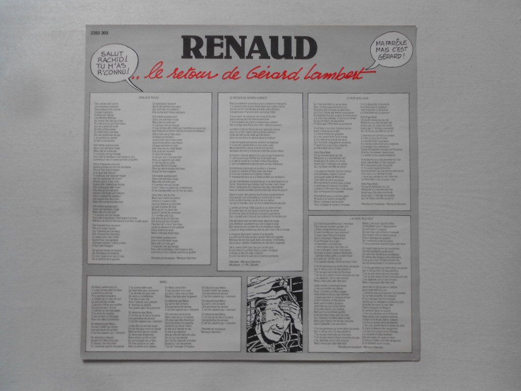 Dischi in vinile: RENAUD  -  LE RETOUR DE GERARD LAMBERT – Usato da Bex venduto da Giorgiob 2