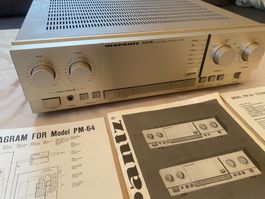 MARANTZ - PM-64 Verstärker 80^s TOP ZUSTAND  ! ! !