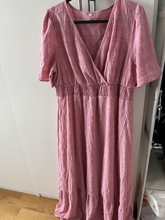 Umstands Rosa Sommerkleid lang, Grösse L, neu
