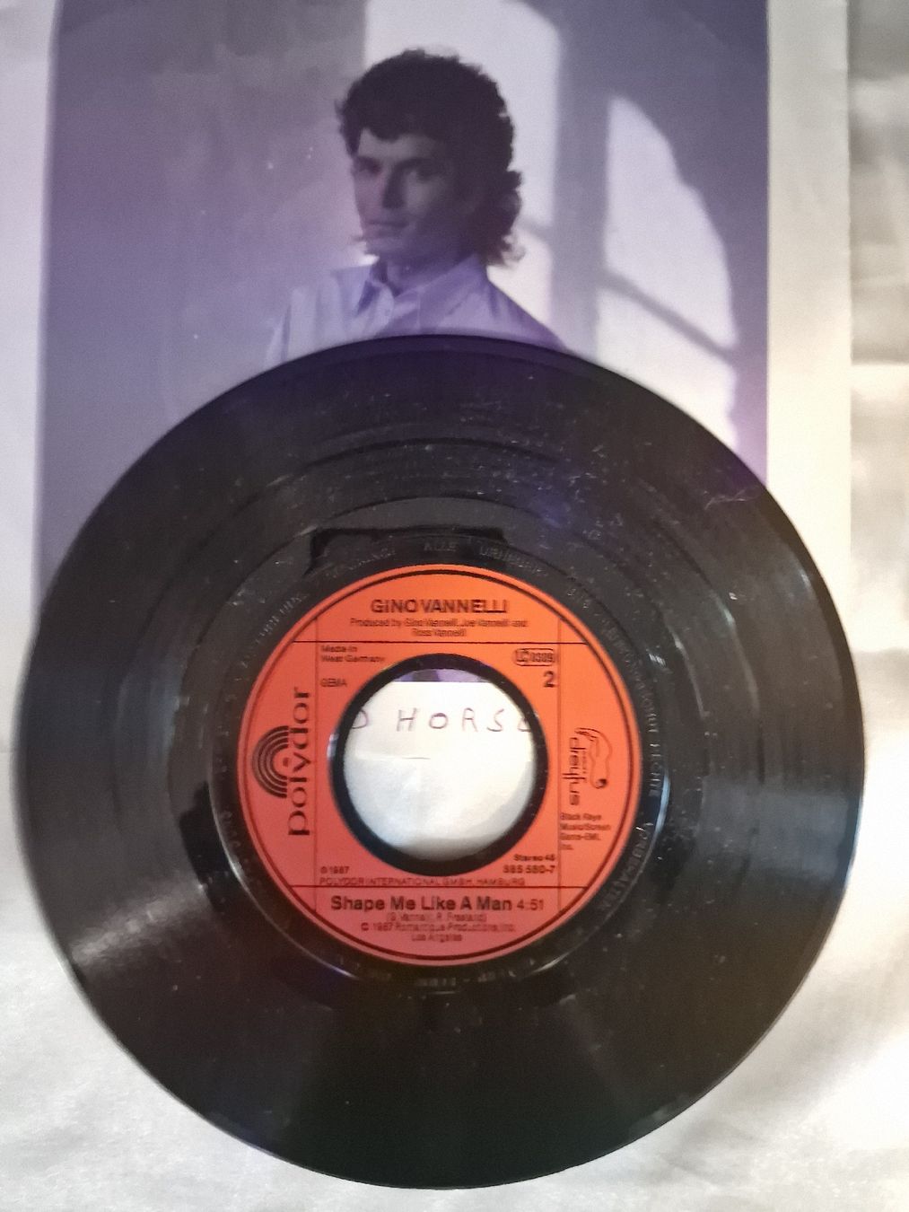 Vinyles: Gino Vannelli - Wild Horses / Shape me like a Man – D'occasion à Pfaffnau par gunport 3