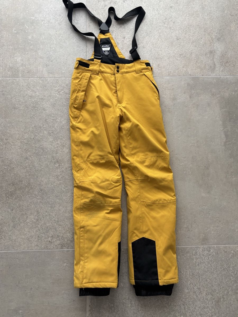 Killtec Hosen: Killtec Skihose mit Trägern gelb Grösse 164 – Gebraucht aus Hauptwil von Hannes76
