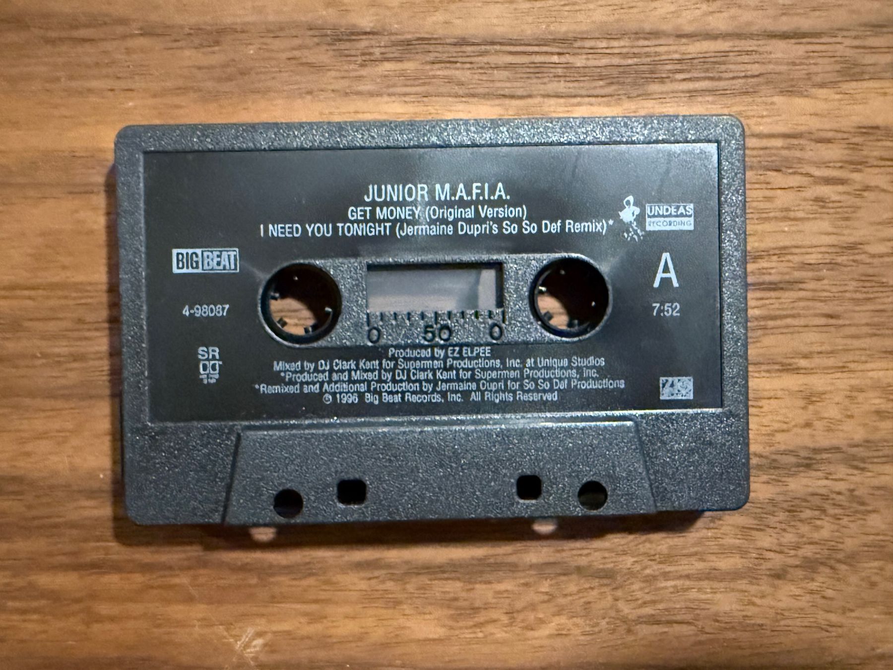 Musicassette: Junior M.A.F.I.A. - Get Money / cassette MC – Usato da Delémont venduto da cpop 1