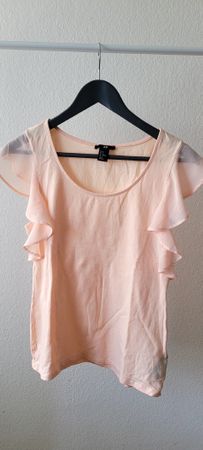 H&M Sommer Top, Grösse M, pfirsichfarben