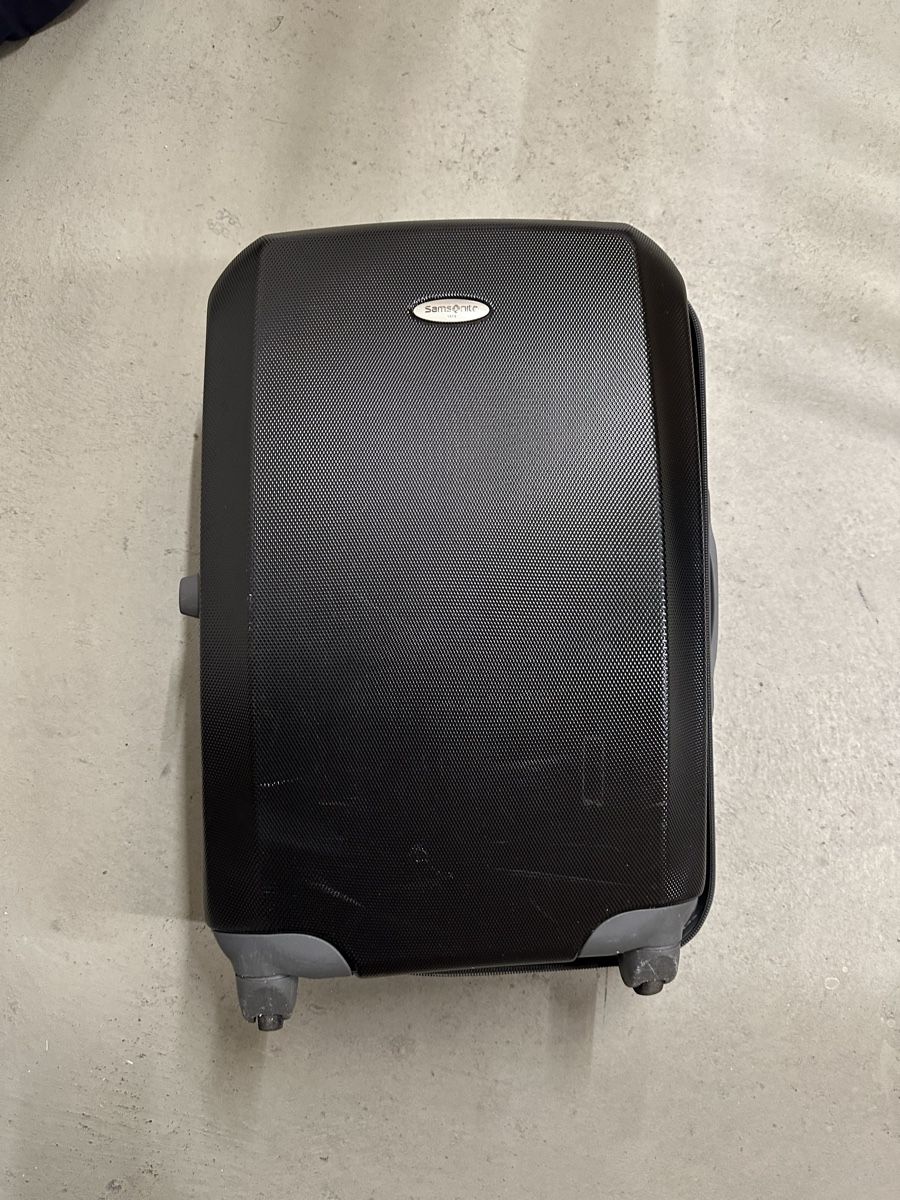 Samsonite Reisekoffer: Samsonite Koffer schwarz Gebrauchsspuren – Gebraucht aus Zürich von leo_sf7t